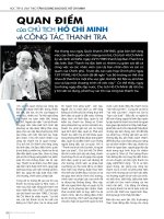 DSpace at VNU: 210_Quan điểm của Chủ tịch Hồ Chí Minh về công tác thanh tra