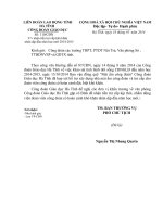 CONG DOAN V v nhan tien tro cap kho khan nhan dip dau nam hoc moi 2014 2015