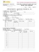 bien ban hop to chuyen mon so ket hoc ki 1