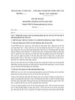 Bài thu hoạch bồi dưỡng thường xuyên cấp THPT module 18 