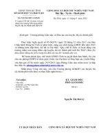 GDMN V v gop y Du thao QC to chuc va hoat dong cua truong MN trong diem huyen thi xa thanh pho tinh HT