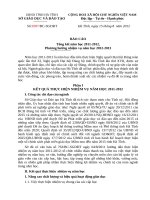 BAN CHINH Bao cao TK nam hoc 2011 2012 phuong huong nhiem vu nam hoc 2012 2013