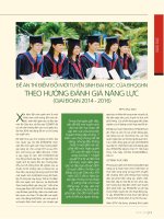 DSpace at VNU: Đề án thí điểm đổi mới tuyển sinh đại học của ĐHQGHN theo hướng đánh giá năng lực (giai đoạn 2014-2016)
