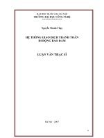 DSpace at VNU: Hệ thống giao dịch thanh toán di động bảo đảm