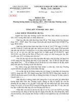 GDTX Du thao BC tong ket nam hoc 2012 2013 phuong huong nhiem vu nam hoc 2013 2014 Giao duc Thuong xuyen