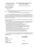 GDTrH V v thong bao ket qua Dai hoi Dien kinh hoc sinh pho thong toan quoc nam 2013