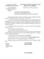 Cong van chi dao ve viec bao cao so ket ky 1 nam hoc 2011 2012