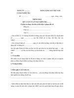 mau thong bao ket luan ve kiem tra dang vien khi co dau hieu vi pham