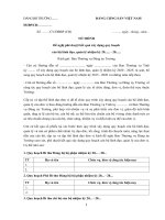 mau to trinh de nghi phe duyet ket qua xay dung quy hoach can bo lanh dao