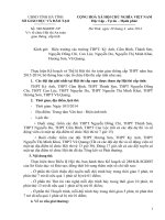 THONG BAO V v to chuc Hoi thi An toan giao thong cap tinh