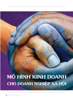 DSpace at VNU: Mô hình kinh doanh cho doanh nghiệp xã hội