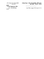 CONG DOAN QDTL Doan kiem tra hoat dong Cong doan nam hoc 2013 2014