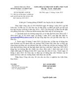 GDTrH V v bao cao so lieu phuc vu danh gia quoc gia ket qua hoc tap cua hoc sinh lop 9 nam hoc 2012 2013