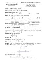 Đề thi toán 7 HKI có đáp án