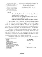 GDCN V v phe binh cac don vi chua nop bao cao thuc hien Chi thi so 20 CT UBND cua UBND tinh