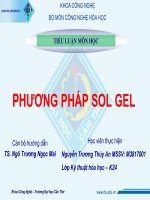 Phương pháp hóa học sol gel