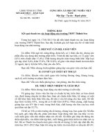 THANH TRA TB ket qua thanh tra THPT Thanh Sen