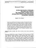 DSpace at VNU: At the intersection of gender, sexuality and politics: The disposition of rape cases among some ethnic minority groups of Northern Vietnam