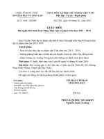 GDCN Moi du Hoi nghi trien khai hoat dong Thuc tap su pham nam hoc 2013 2013 2014