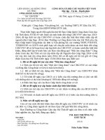 CONG DOAN V v khao sat tinh hinh doi song CBGVNV nhan dip don tet Nguyen dan Giap Ngo 2014