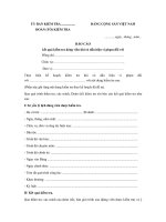 mau bao cao ket qua kiem tra dang vien khi co dau hieu vi pham