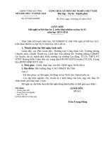 VPS Giay moi du Hoi nghi so ket hoc ky I trien khai nhiem vu hoc ky II nam hoc 2013 2014