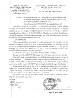 GDCN: Về việc đăng ký hồ sơ ĐKDT và tài liệu tuyển sinh đại học năm 2017