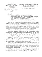 cv trien khai thuc hien thong tu 10 va ngay phap luat viet nam nam 2016