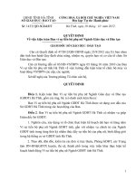 QD Kien toan Ban Vi su tien bo Phu nu Nganh Giao duc va Dao tao