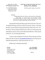 V v góp ý dự thảo Điều lệ Đại hội ĐK-TT cấp tỉnh năm học 2016 - 2017