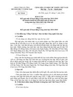 DU THAO Bao cao Hoi nghi cap tieu hoc ngay 21 5 2014