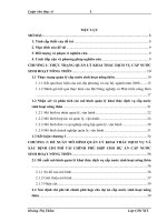 Đề xuất mô hình quản lý khai thác dịch vụ và xác định chi phí tài chính phù hợp cho dự án cấp nước sinh hoạt nông thôn (LV thạc sĩ)