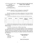 CONG DOAN V v huong dan cap lai the doan vien Cong doan nam 2014