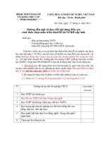 GDCN Huong dan mot so thay doi noi dung dieu tra cach thuc chon mau trien khai De tai NCKH cap tinh