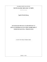 DSpace at VNU: Xây dựng bản đồ nguy cơ xói mòn đất và đề xuất mô hình sản xuất nông nghiệp hợp lý cho huyện Quản Bạ, tỉnh Hà Giang