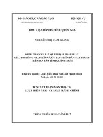 KIỂM TRA VĂN BẢN QUY PHẠM PHÁP LUẬT CỦA HỘI ĐỒNG NHÂN DÂN VÀ ỦY BAN NHÂN DÂN CẤP HUYỆN TRÊN ĐỊA BÀN TỈNH QUẢNG NGÃI (tt)