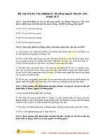 bo cau hoi thi trac nghiem ky thi nang ngach chuyen vien chinh