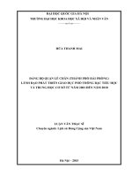 DSpace at VNU: Đảng bộ Quận Lê Chân ( Thành phố Hải Phòng) lãnh đạo phát triển giáo dục phổ thông bậc tiểu học và trung học cơ sở từ năm 2001 đến năm 2010
