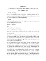 kich ban chuong trinh ki niem ngay nha giao viet nam 20 11 tai truong mam non