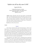 DSpace at VNU: Nghiên cứu chế tạo dây nano CoNiP
