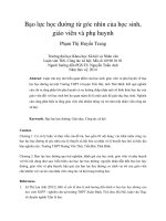 DSpace at VNU: Bạo lực học đường từ góc nhìn của học sinh, giáo viên và phụ huynh