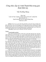 DSpace at VNU: Công chức cấp xã ở tỉnh Thanh Hóa trong giai đoạn hiện nay