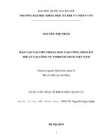 DSpace at VNU: Đào tạo tại chỗ trong đào tạo công nhân kỹ thuật tại Công ty trách nhiệm hữu hạn Em Tech Việt Nam