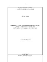 DSpace at VNU: Nghiên cứu công nghệ thông tin IP trên mạng (IP WDM) và ứng dụng cho mạng viễn thông đường trục của Việt Nam