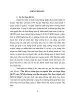 Thu hút sự tham gia của người dân vào hoạt động quản lý nhà nước tại UBND phường trên địa bàn quận Thủ Đức (tt)