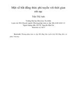 DSpace at VNU: Một số bất đẳng thức phi tuyến với thời gian rời rạc