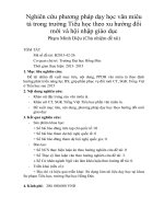 DSpace at VNU: Nghiên cứu phương pháp dạy học văn miêu tả trong trường Tiểu học theo xu hướng đổi mới và hội nhập giáo dục