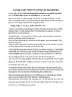 Quản lý nhà nước về công tác thanh niên