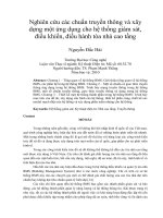 DSpace at VNU: Nghiên cứu các chuẩn truyền thông và xây dựng một ứng dụng cho hệ thống giám sát, điều khiển, điều hành tòa nhà cao tầng