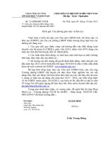 Về việc báo cáo điều động, luân chuyển CBQL, GV, NV năm học 2013-2014.